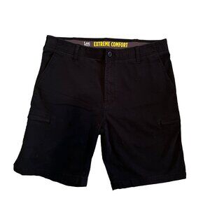 Lee Performance Series Extreme Comfort Black Men's 36 Shorts